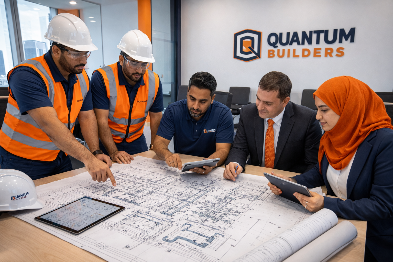 Contact Quantum Builders - MEP Services in Saudi Arabia